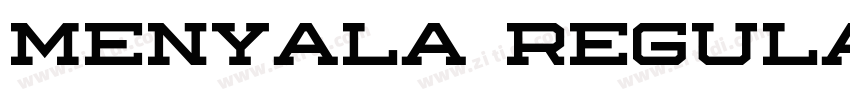 Menyala Regular字体转换
